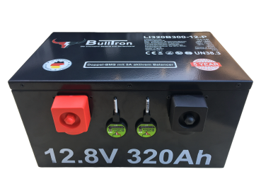 320Ah BullTron Polar LiFePO4 12.8V Akku mit Smart Doppel-BMS, Bluetooth App und Heizung